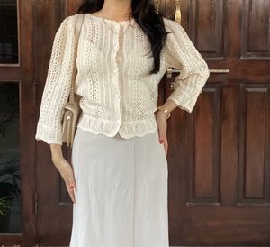 Korean Pinterest Coquette Top