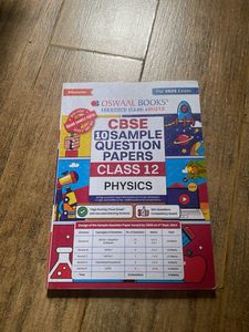 Oswaal CBSE Class 12 Physics Sample Papers