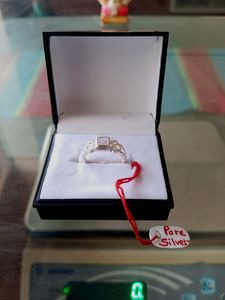 Diamond Ring Pure Silver ✔