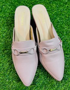 Stylish Mauve Mules