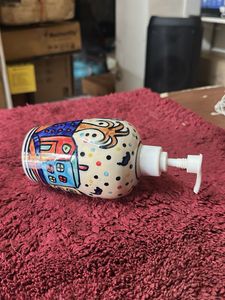 Hand-Painted Soap Dispenser