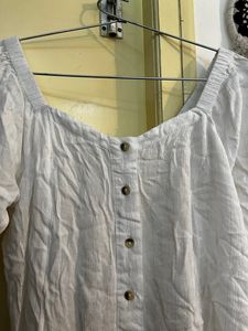 Next White Top With Knot Details