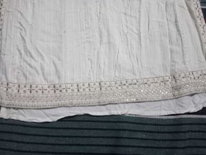 White Embroidered Salwar Kameez Set