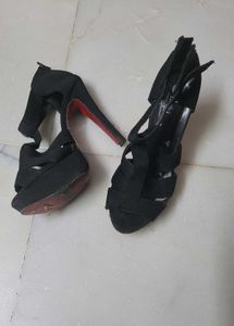 5 Inch Women Black Heel Stilettos