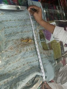 Elegant Embroidered Pakistani Suit