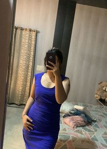 Blue Bodycon Dress💙🦋