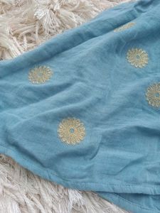 Blue &amp; Peach Floral Top