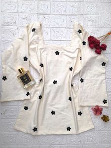 Corset Back Festive Kurti 🖤🦢