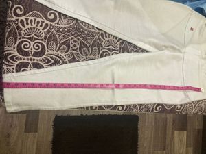White Jeggings (measurement Attacched In Picture)