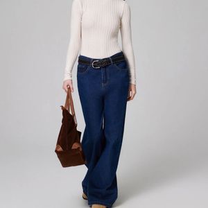 Cream Ribbed Turtleneck Top