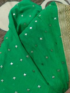 Green Choli Dupatta