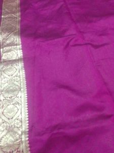 Elegant Purple Banarasi Silk Saree