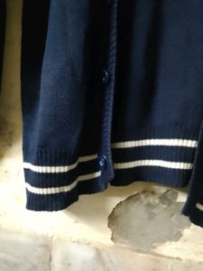 Classic Navy Blue Cardigan