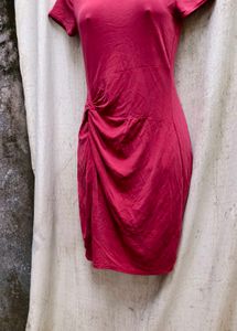 50108. Knot Detail T-Shirt Dress
