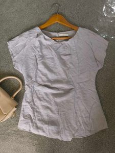 Korean Vintage Pale Gray  Top ❤️❤️