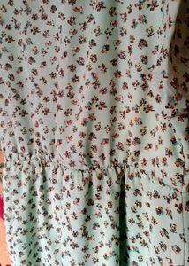 Cute Floral Midi Dress