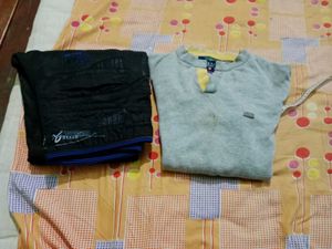 Combo Of Jeans And Sweat Shirt