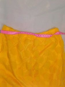 Yellow Patterned Leggings