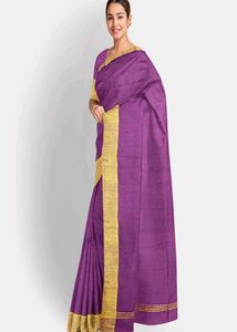 Elegant Purple Saree