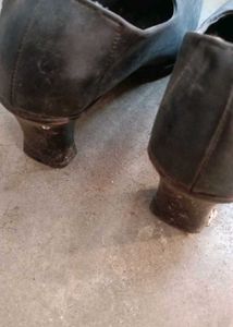 Black Ethnic Slip-on Shoes