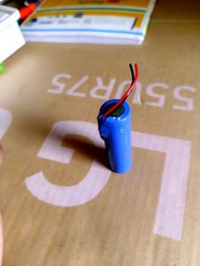 Lithium Ion Battery with Wires