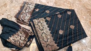 pashmina silk saree