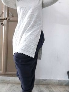 White Embroidered Tunic