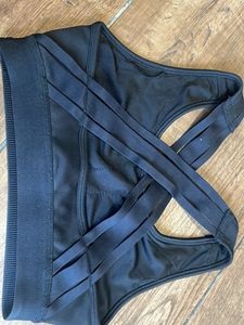 Adidas Black Sports Bra - XS