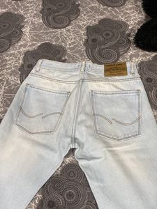 Jack &amp; Jones Light Blue Jean With Blue Dot Design