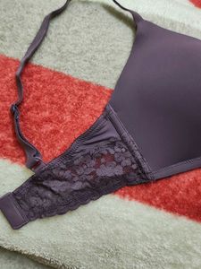 Purple Lace Bra