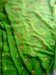 Embroidery Saree🦚