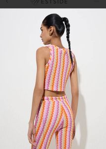 Striped Knit Crop Top