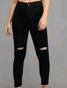 Ripped Black Jeans