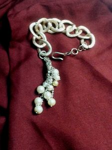 White Gold Coloured Zara Bracelet