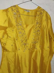 Bhama Couture Yellow Kurta