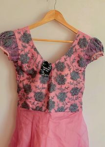 Pastale Pink Colour Gown