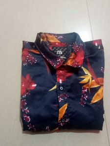 Floral Print Short Sleeve Shirt