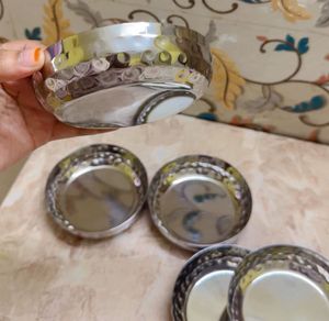 Set of 6 Steel Bowls