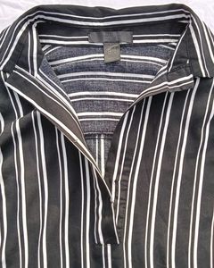 Striped Black &amp; White Shirt