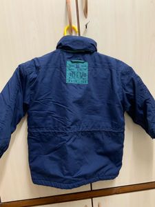 Kids Blue Jacket and gloves combo