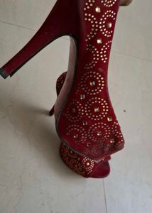 Red Platform High Heels