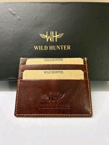 WILD HUNTER LEATHER CARD HOLDER