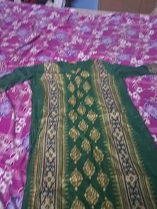 Green Printed Kurti