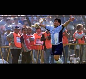 ARGENTINA 2001 MARADONA FAREWELLJERSEY