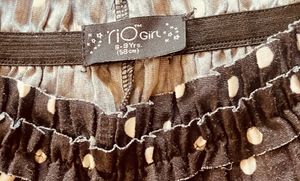 Rio Girl Plazzo Black 8to 9 Years