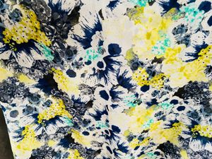 Floral V Neck Crop Top