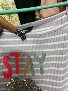 Girls&#39; Striped Dress