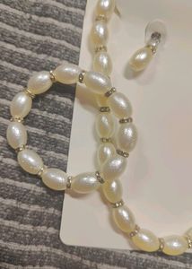 Pearl Necklace Set