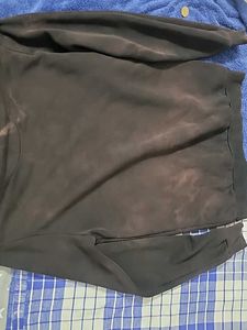 Black Casual Streat Wear Sweatshirt