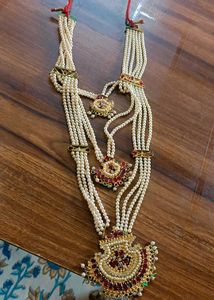 Elegant Pearl & Gemstone Necklace